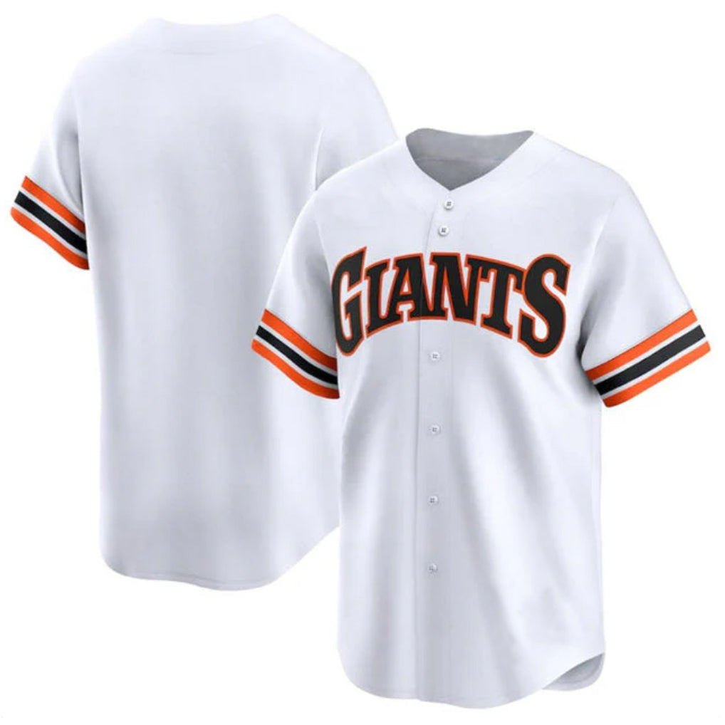 Odoa SF.Giants Blank Player White Home Game Stitched Jerseys