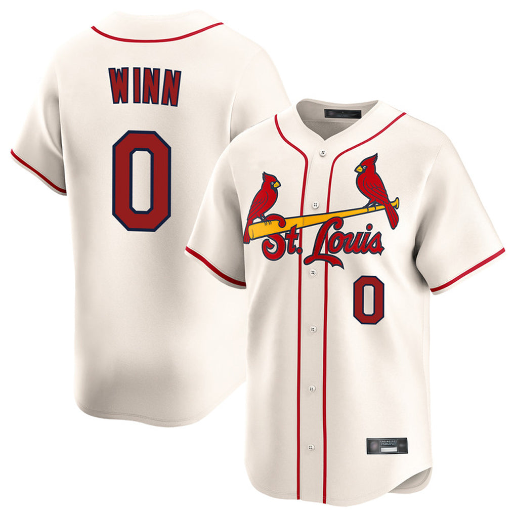 Odoa St. Louis Cardinals #0 Masyn Winn Player Cream Home Limited Stitched Jerseys