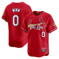 Odoa St. Louis Cardinals #0 Masyn Winn Player Red City Connect Limited Stitched Jerseys