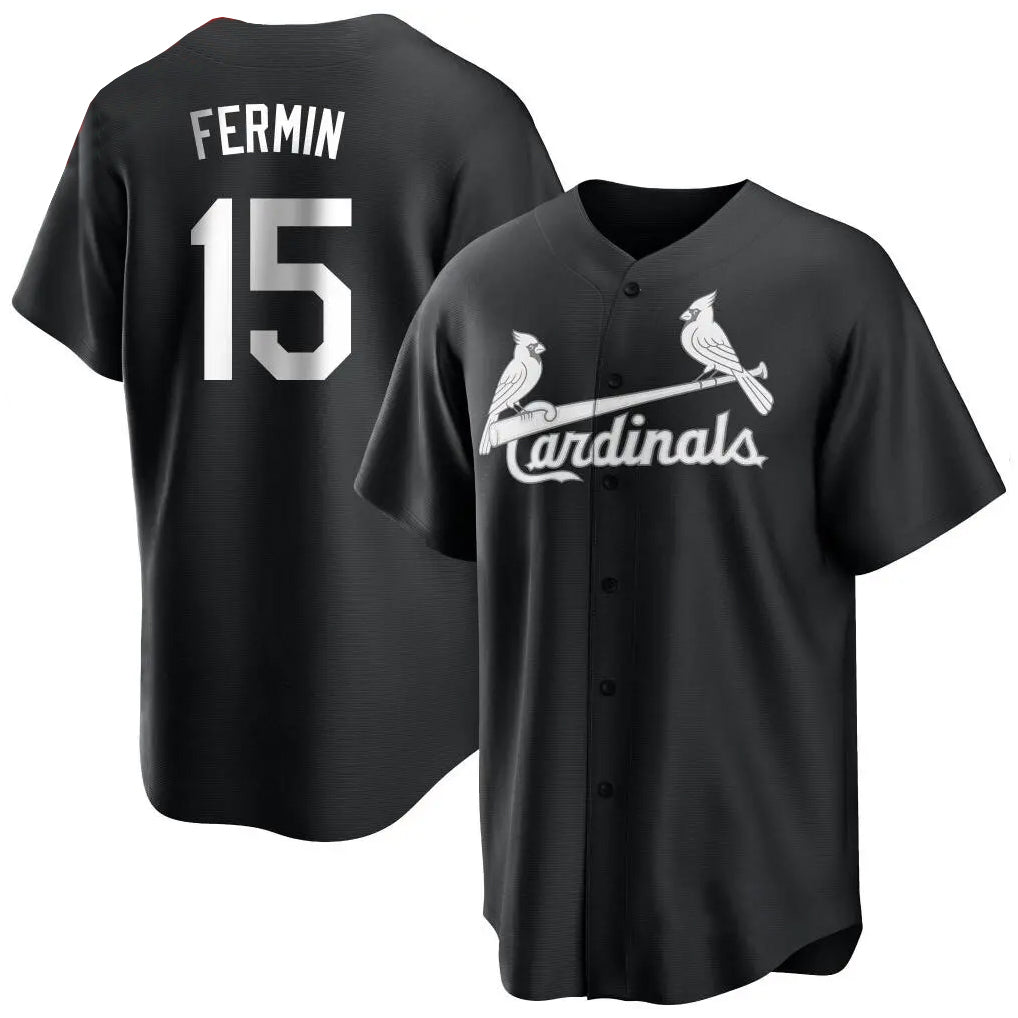 Odoa St. Louis Cardinals #15 Jose Fermin Player Black City Connect Home Limited Stitched Jerseys