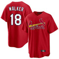Odoa St. Louis Cardinals #18 Jordan Walker Player Red Home Game Stitched Jerseys