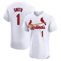 Odoa St. Louis Cardinals #1 Ozzie Smith Player White Home Limited Elite Stitched Jerseys