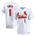 Odoa St. Louis Cardinals #1 Ozzie Smith Player White Home Limited Stitched Jerseys