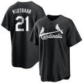 Odoa St. Louis Cardinals #21 Lars Nootbaar Player Black City Connect Home Limited Stitched Jerseys