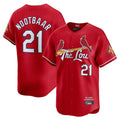 Odoa St. Louis Cardinals #21 Lars Nootbaar Player Red City Connect Limited Stitched Jerseys