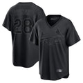 Odoa St. Louis Cardinals #28 Nolan Arenado Player Black City Connect T-shirt Stitched Jerseys