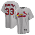 Odoa St. Louis Cardinals #33 Brendan Donovan Player Gray Home Game Stitched Jerseys