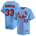Odoa St. Louis Cardinals #33 Brendan Donovan Player Light Blue Home Limited Stitched Jerseys