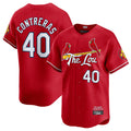 Odoa St. Louis Cardinals #40 Willson Contreras Player Red City Connect Limited Stitched Jerseys