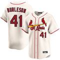 Odoa St. Louis Cardinals #41 Alec Burlesona Player Cream Home Limited Stitched Jerseys