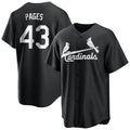 Odoa St. Louis Cardinals #43 Pedro Pages Player Black City Connect Home Limited Stitched Jerseys