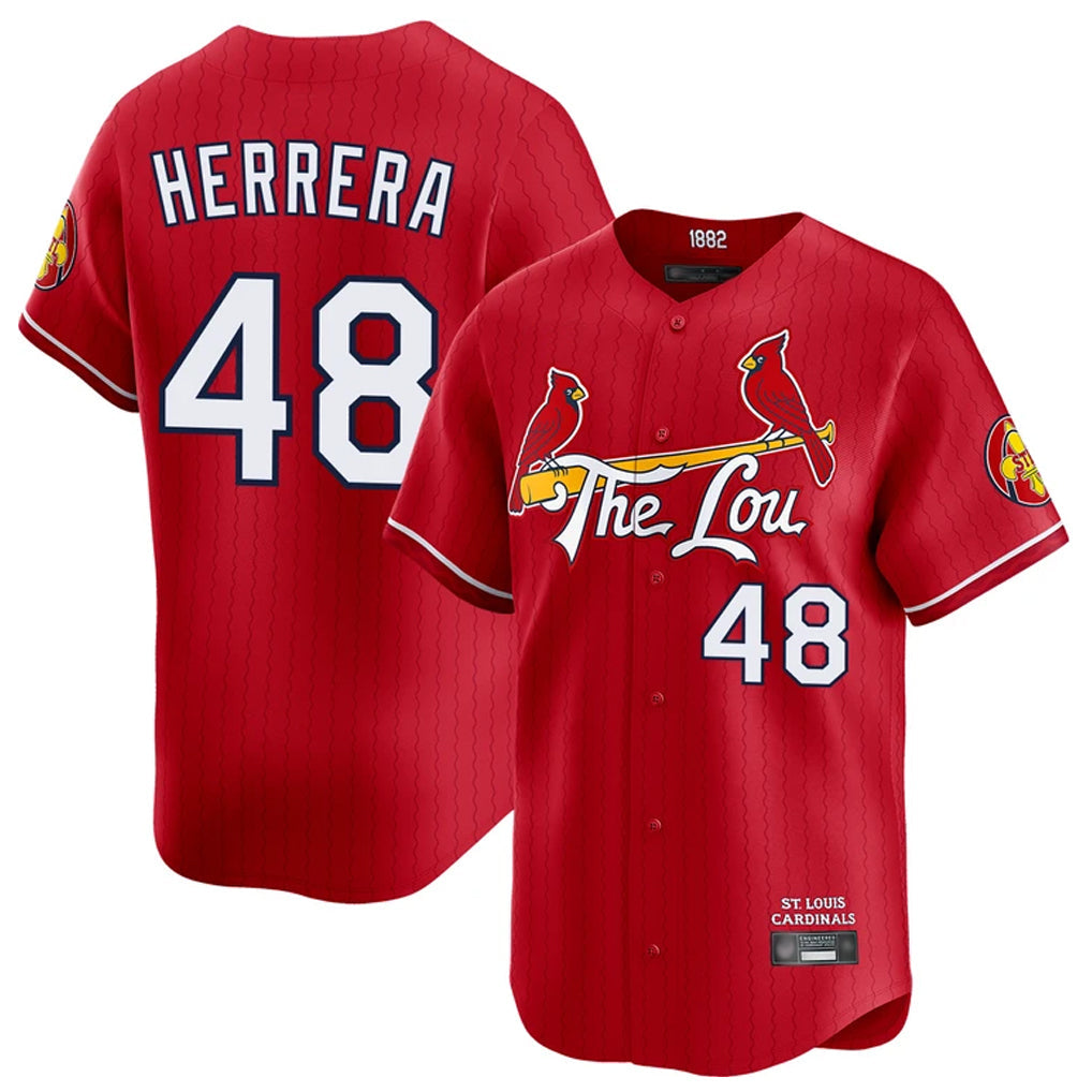 Odoa St. Louis Cardinals #48 Ivan Herrera Player Red City Connect Limited Stitched Jerseys