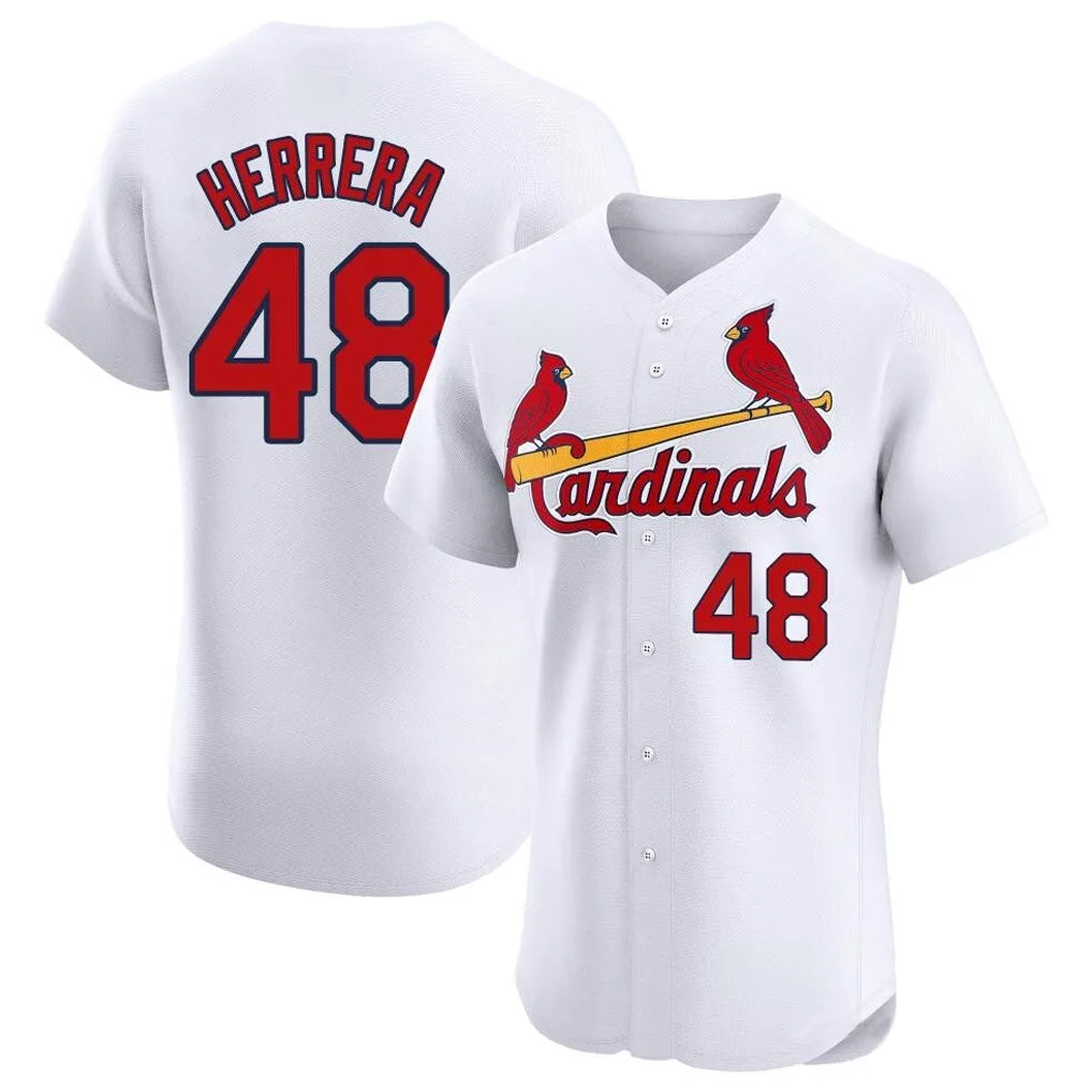 Odoa St. Louis Cardinals #48 Ivan Herrera Player White Home Limited Elite Stitched Jerseys