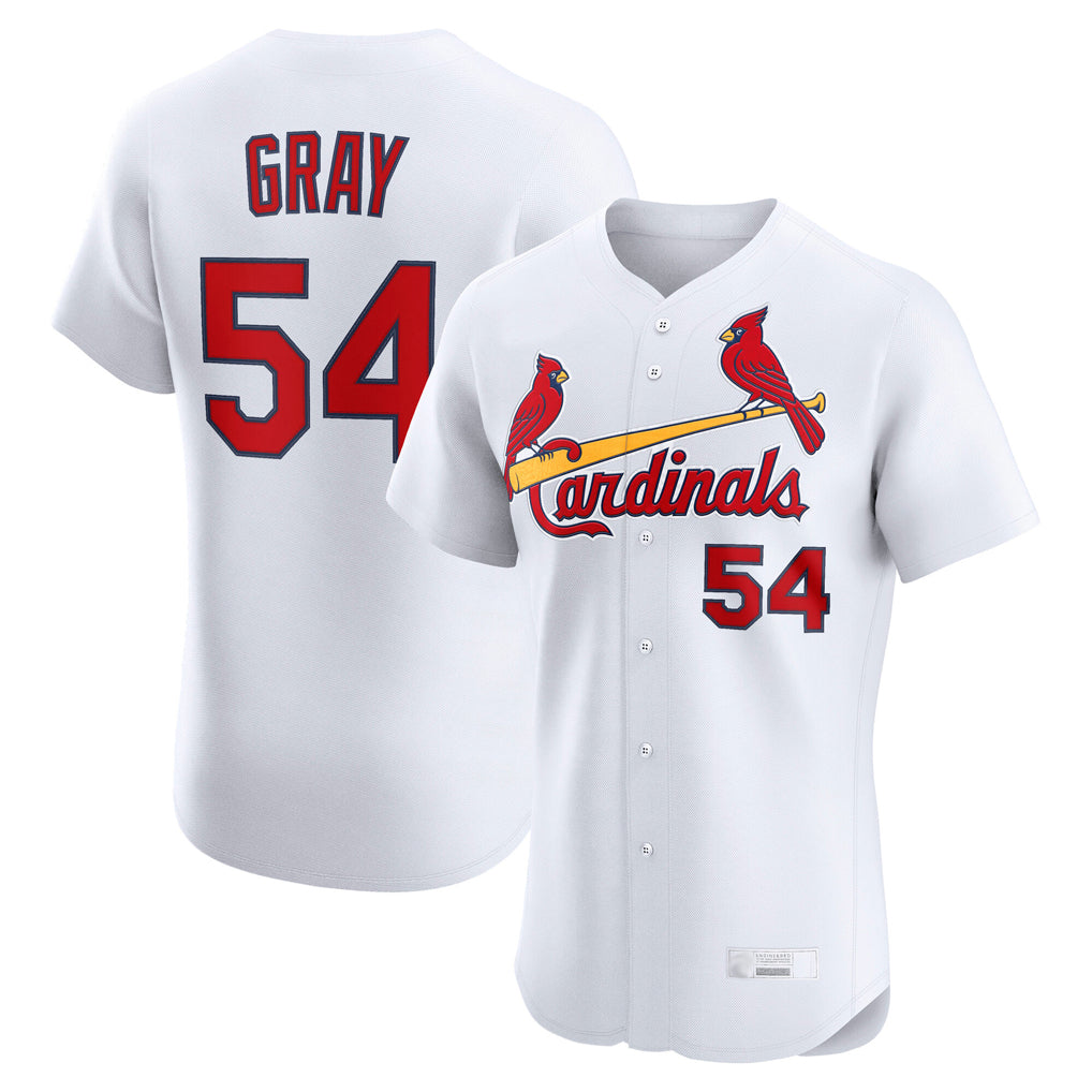 Odoa St. Louis Cardinals #54 Sonny Gray Player White Home Limited Elite Stitched Jerseys