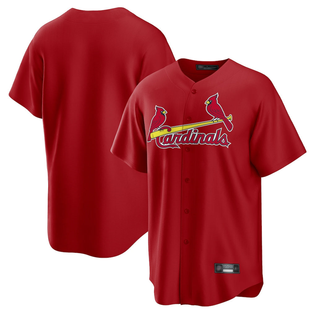 Odoa St. Louis Cardinals Blank Player Red Home Game Stitched Jerseys