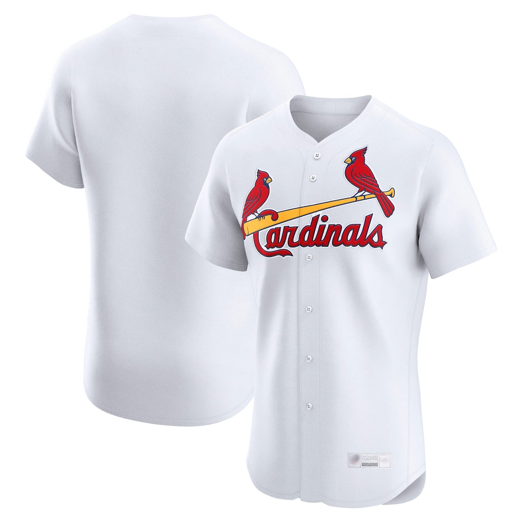 Odoa St. Louis Cardinals Blank Player White Home Limited Elite Stitched Jerseys