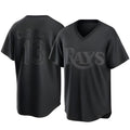Odoa TB.Rays #13 Junior Caminero Player Black Home Game Stitched Jerseys