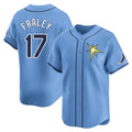 Odoa TB.Rays #17 Jake Fraley Player Light Blue Home Limited Stitched Jerseys