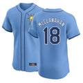 Odoa TB.Rays #18 Shane McClanahan Player Light Blue Home Limited Stitched Jerseys
