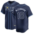 Odoa TB.Rays #18 Shane McClanahan Player Navy Home Limited Stitched Jerseys