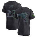 Odoa TB.Rays #22 Griffin Jax Player Black City Connect Home Limited Elite Stitched Jerseys