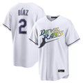 Odoa TB.Rays #2 Yandy Diaz Player White City Connect Home Stitched Jerseys