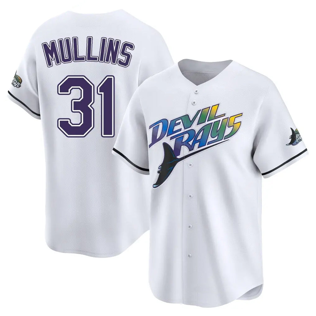Odoa TB.Rays #31 Cedric Mullins Player White City Connect Home Stitched Jerseys