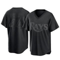 Odoa TB.Rays #44 Ryan Pepiot Player Black Home Game Stitched Jerseys