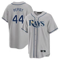 Odoa TB.Rays #44 Ryan Pepiot Player Gray Home Limited Stitched Jerseys
