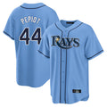 Odoa TB.Rays #44 Ryan Pepiot Player Light Blue Home Limited Stitched Jerseys