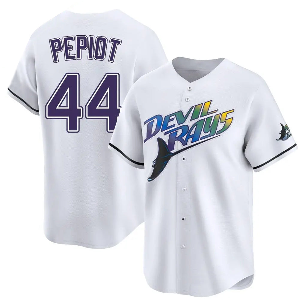 Odoa TB.Rays #44 Ryan Pepiot Player White City Connect Home Stitched Jerseys