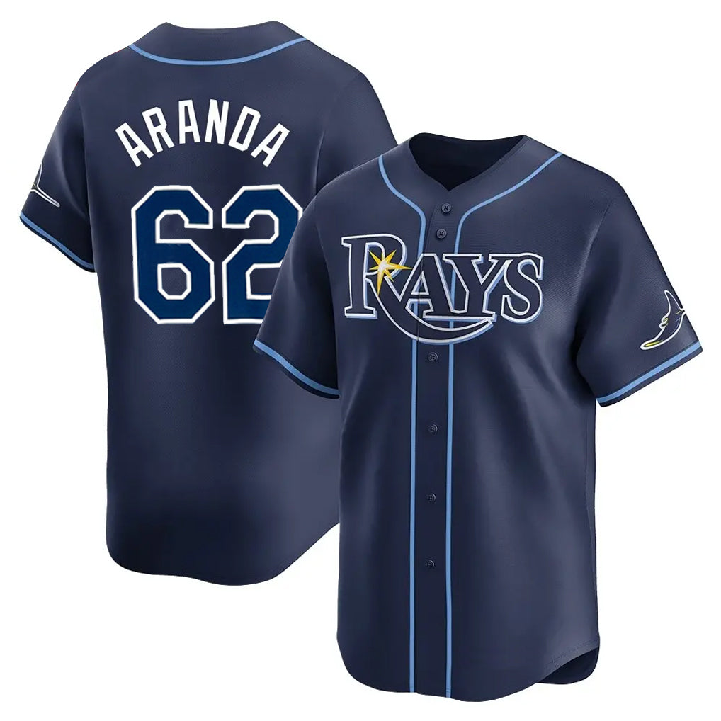 Odoa TB.Rays #62 Jonathan Aranda Player Navy Home Limited Stitched Jerseys