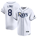 Odoa TB.Rays #8 Brandon Lowe Player White Home Limited Stitched Jerseys