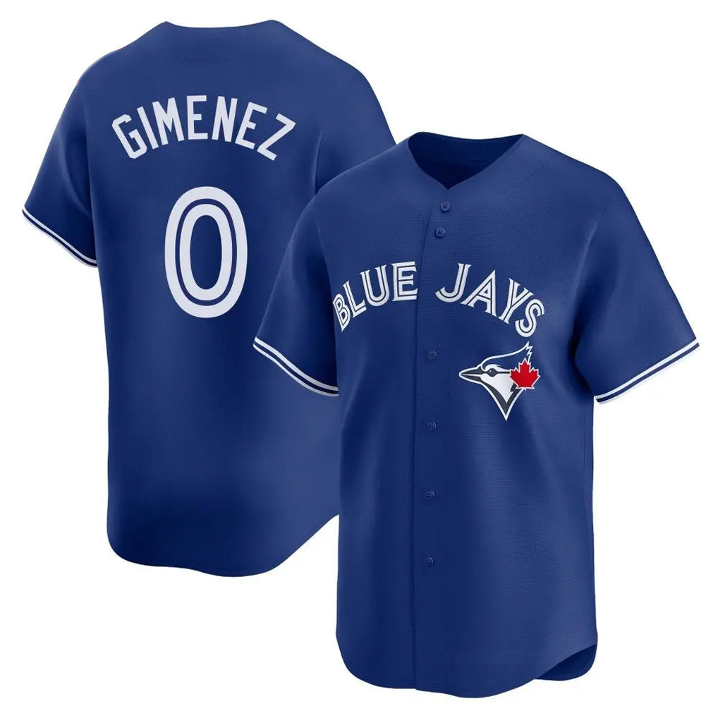 Odoa T.Blue Jays #0 Andres Gimenez Player Royal Home Game Stitched Jerseys