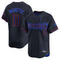 Odoa T.Blue Jays #11 Bo Bichette Player Black City Connect Limited Home Stitched Jerseys