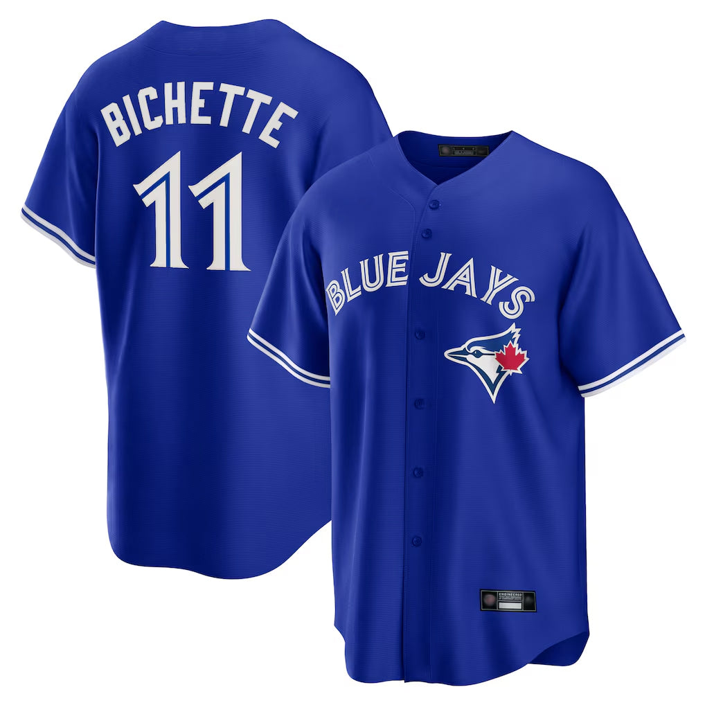 Odoa T.Blue Jays #11 Bo Bichette Player Blue Rush Limited Stitched Jerseys