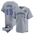 Odoa T.Blue Jays #15 Chad Green Player Gray 2025 World Series Home Limited Stitched Jerseys