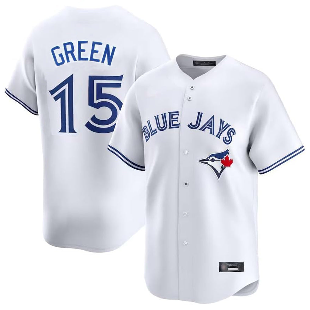 Odoa T.Blue Jays #15 Chad Green Player White Home Limited Stitched Jerseys