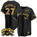 Odoa T.Blue Jays #27 Vladimir Guerrero Jr Player Black 2025 American League All Stitched Jerseys