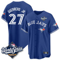 Odoa T.Blue Jays #27 Vladimir Guerrero Jr Player Blue 2025 World Series Stitched Jersey