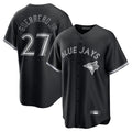 Odoa T.Blue Jays #27 Vladimir Guerrero Jr Player Black City Connect Limited Stitched Jerseys