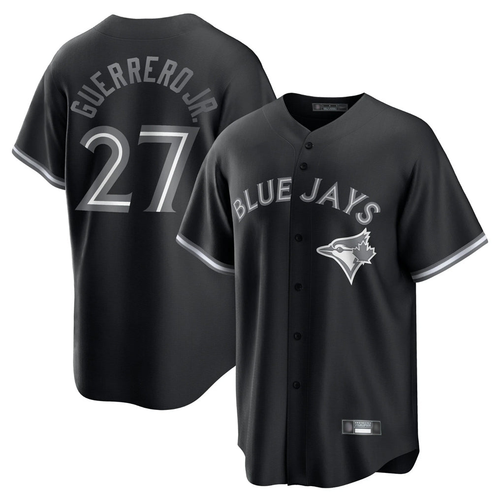 Odoa T.Blue Jays #27 Vladimir Guerrero Jr Player Black City Connect Limited Stitched Jerseys