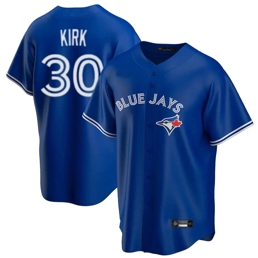Odoa T.Blue Jays #30 Alejandro Kirk Player Royal Game Stitched Jerseys