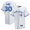 Odoa T.Blue Jays #30 Alejandro Kirk Player White Home Game Stitched Jerseys