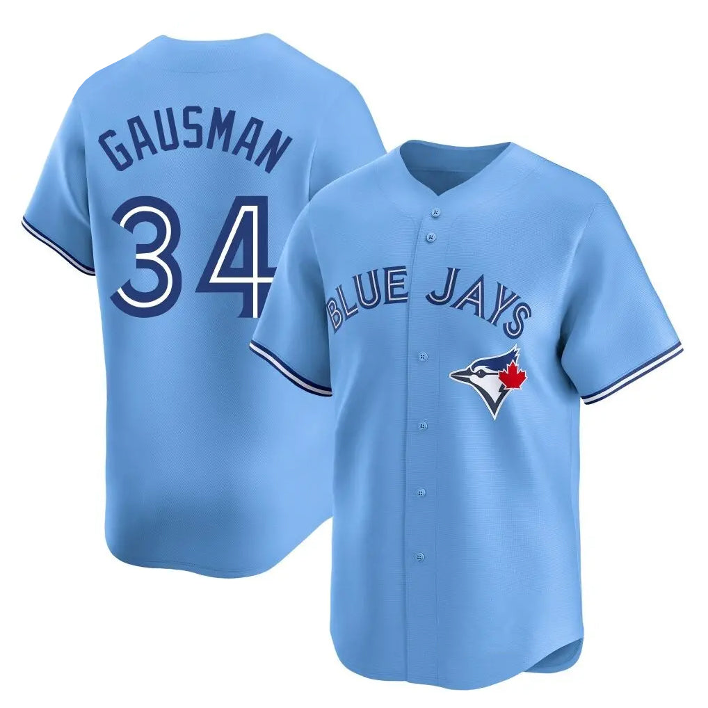 Odoa T.Blue Jays #34 Kevin Gausman Player Blue Home Limited Stitched Jerseys
