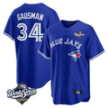 Odoa T.Blue Jays #34 Kevin Gausman Player Royal 2025 World Series Limited Stitched Jerseys