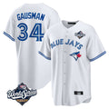 Odoa T.Blue Jays #34 Kevin Gausman Player White 2025 American League All Stitched Jersey