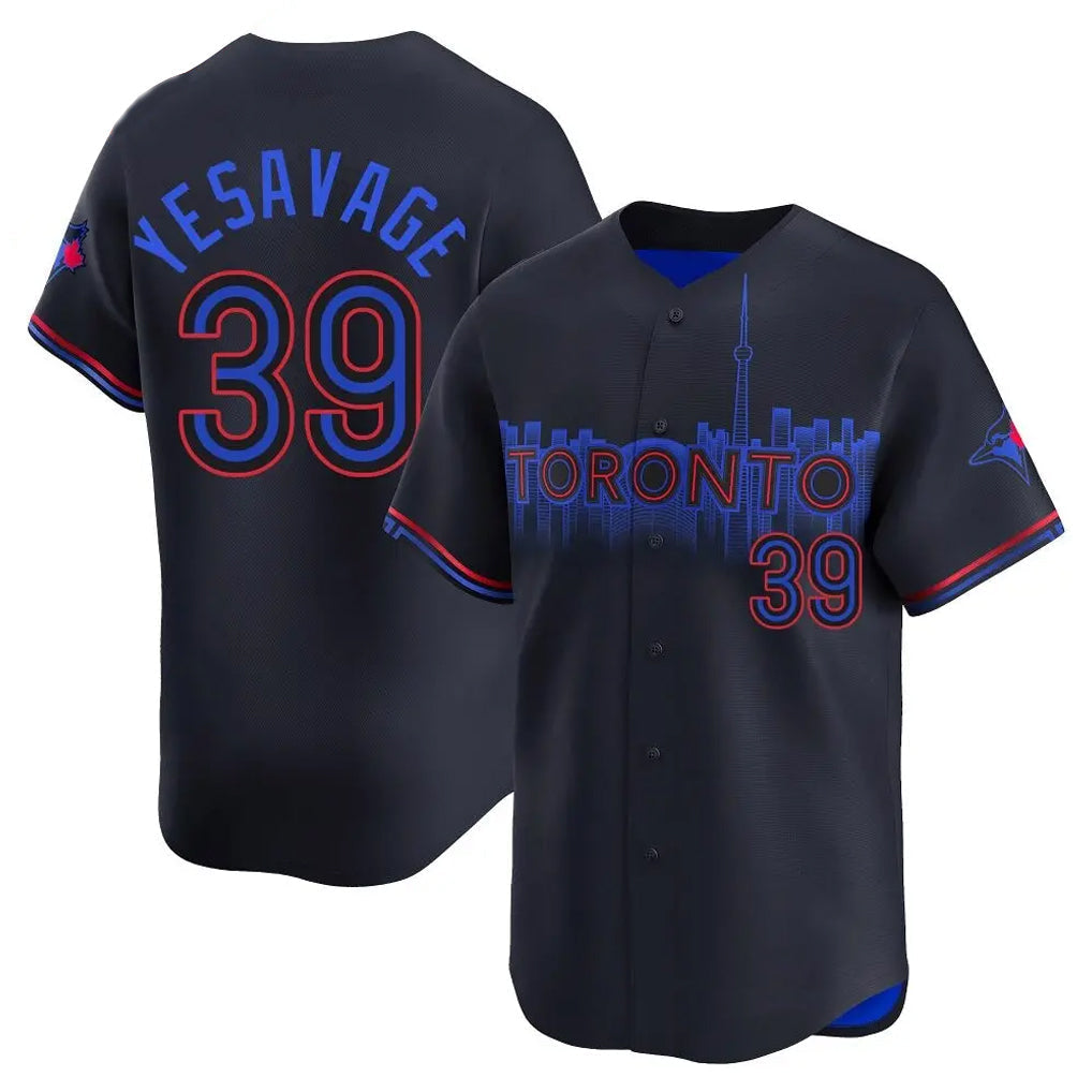 Odoa T.Blue Jays #39 Trey Yesavage Player Black City Connect Limited Stitched Jerseys