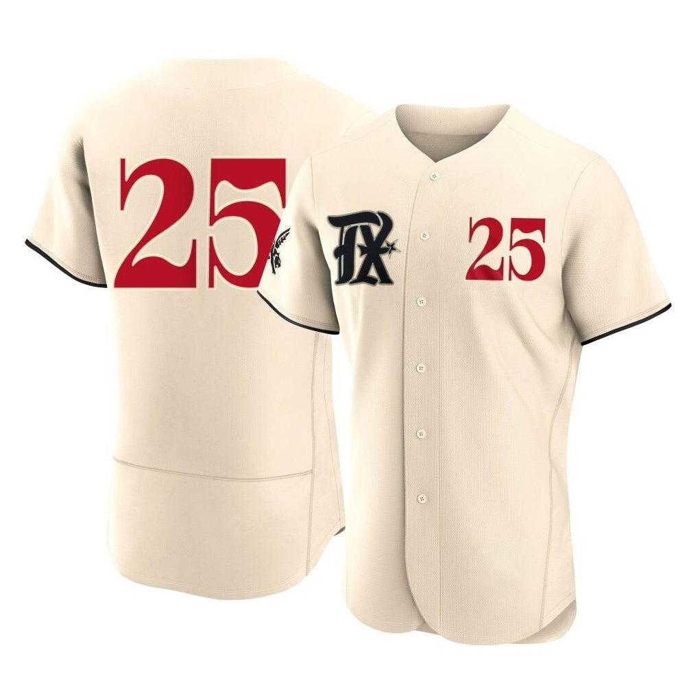 Odoa T.Rangers #25 Buddy Bell Player Cream Limited City Connect Stitched Jerseys