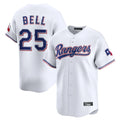 Odoa T.Rangers #25 Buddy Bell Player White Home Limited Stitched Jerseys